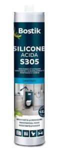 Siliconas Bostik S305 para uso en zonas de higiene.